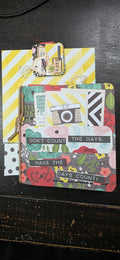 Modern themed journal with decorative paper