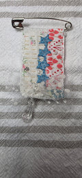 Slow stitch Brooch