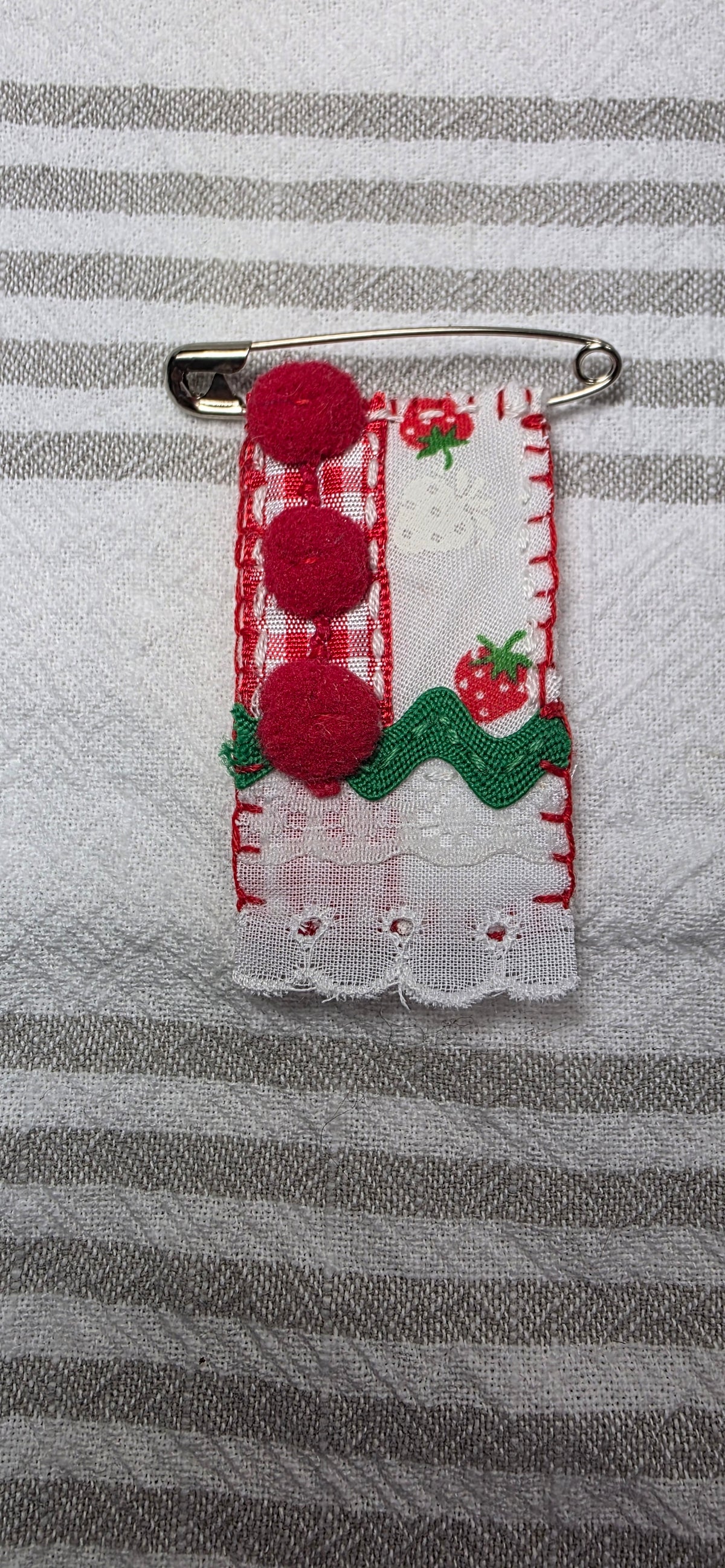 Slow Stitch Brooch
