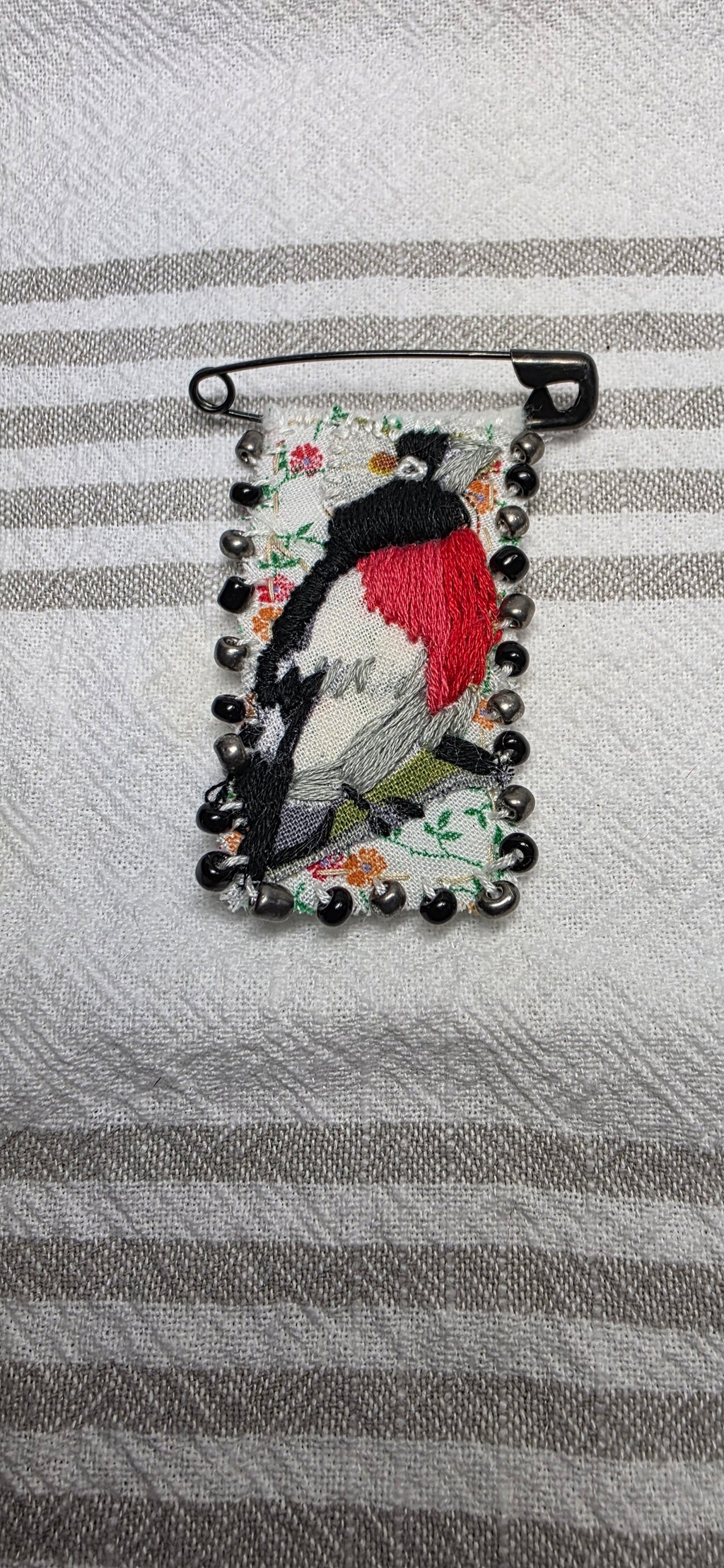 Slow Stitch Brooch