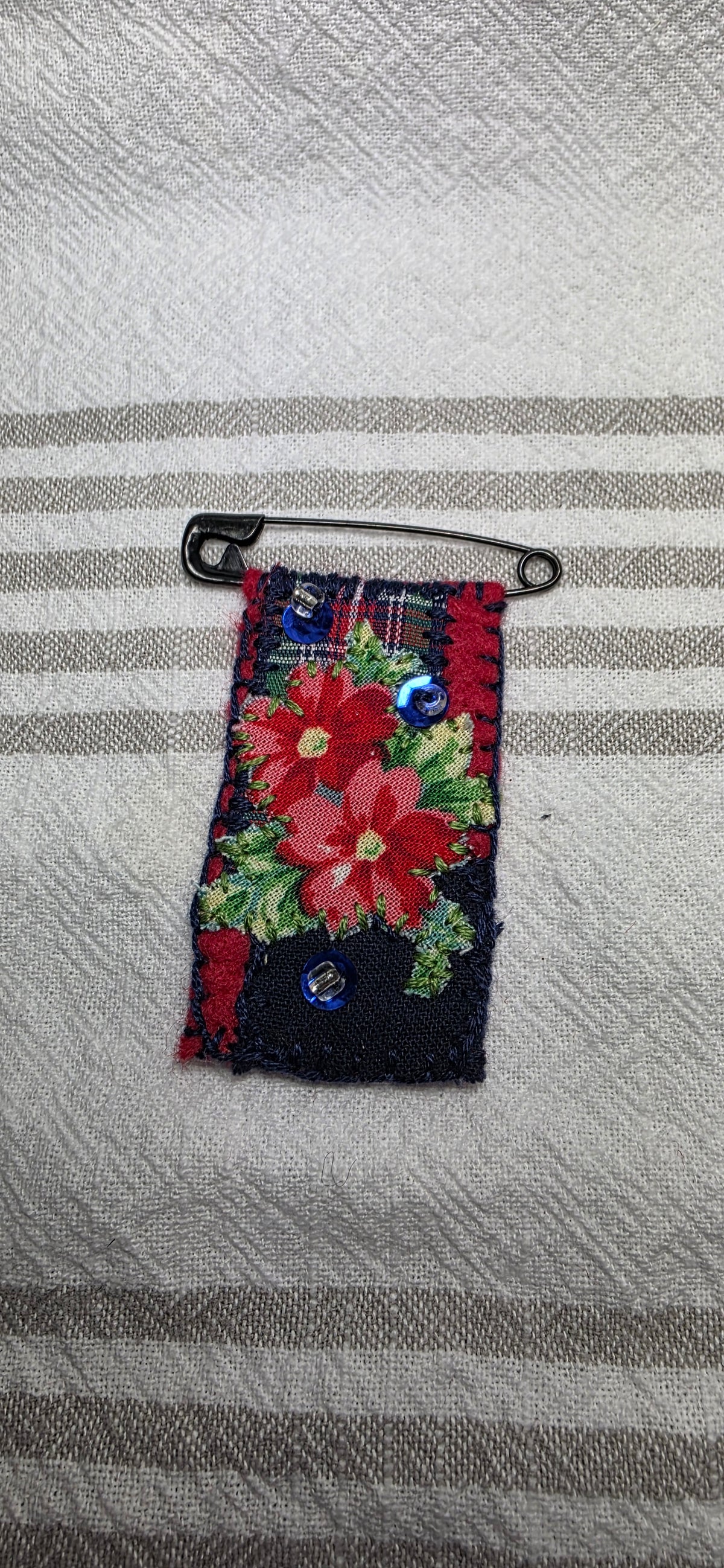 Slow Stitch Brooch