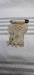 Slow Stitch Brooch
