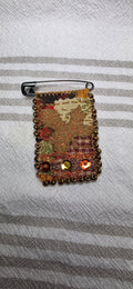 Slow Stitch Brooch